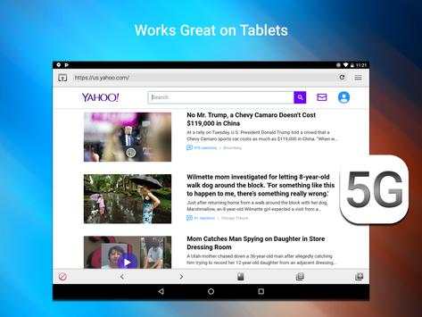 Faster Web Browser 4G 5G LTE screenshot 5