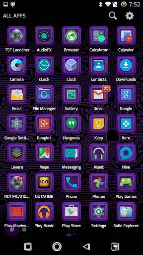 PCB Purple ⁞ TSF Shell 3 Theme screenshot 4