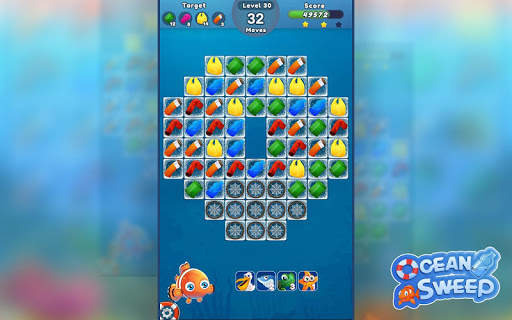 Ocean Sweep: Fun Match 3 Games for Ocean Cleanup. screenshot 10