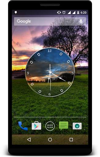 Nature Clock Live Wallpaper screenshot 3