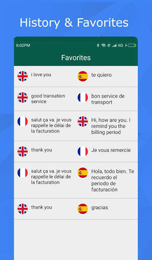 Translator for text, web pages & photos. 100% free screenshot 5