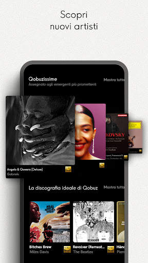 Qobuz: Musica e editoriali screenshot 2