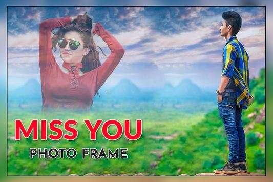 Miss You Photo Frame screenshot 1