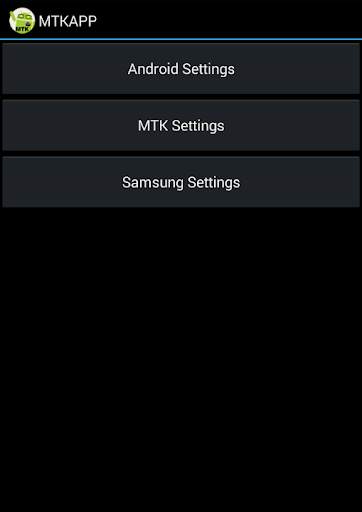 MTKAPP : MTK Engineer Mode screenshot 1