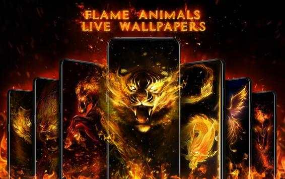 Flame animal live wallpapers screenshot 5