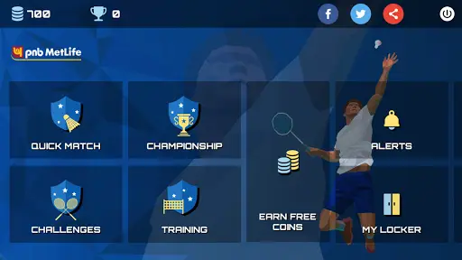 3D Pro Badminton Challenge screenshot 1