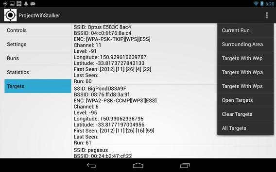 Wifi Stalker (Tablet) screenshot 5