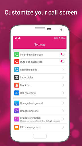 HD Phone 7 Love Caller Screen screenshot 2