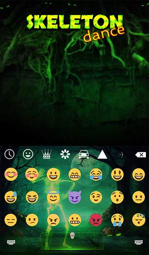 Skeleton Dance 4 Keyboard   Live Wallpaper screenshot 4