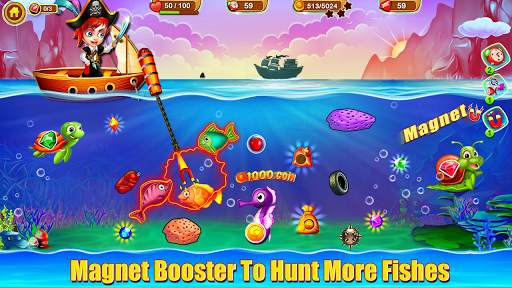 Crazy Fishing Dash - Fishing Games screenshot 1