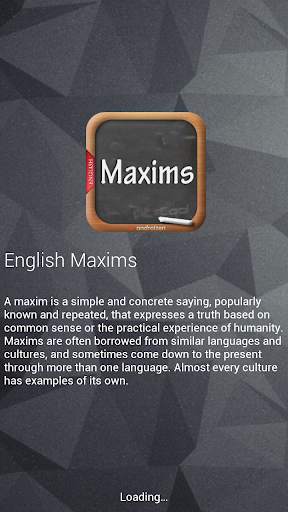 English Maxims скриншот 1