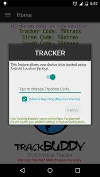 TrackBuddy SMS Mobile Tracker screenshot 2