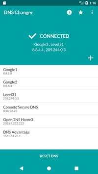 Free DNS Changer (No Root 3G/WiFi) screenshot 1