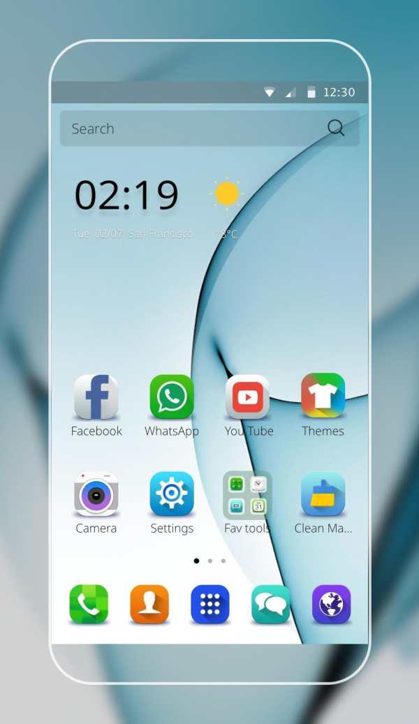 Theme for Samsung S7 edge screenshot 1