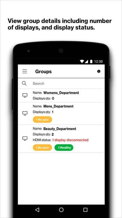 Verizon Digital Signage Mobile App screenshot 3