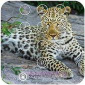 Leopard Keypad Lock Screen أيقونة
