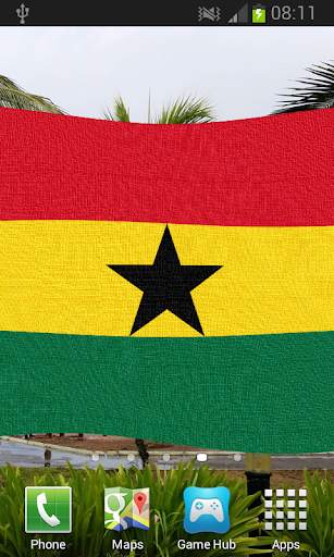 Ghana Flag Live Wallpaper screenshot 4