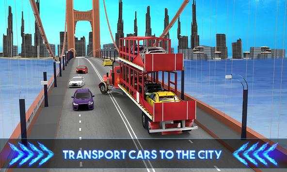 Car Transporter Trailer Truck screenshot 2