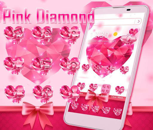 Pink Diamond Theme Sweet Pink screenshot 2
