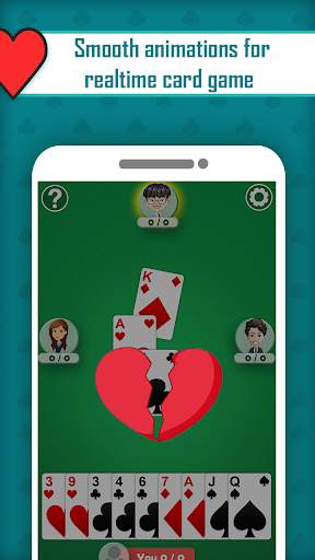 free hearts game ❤ - classic card games screenshot 1