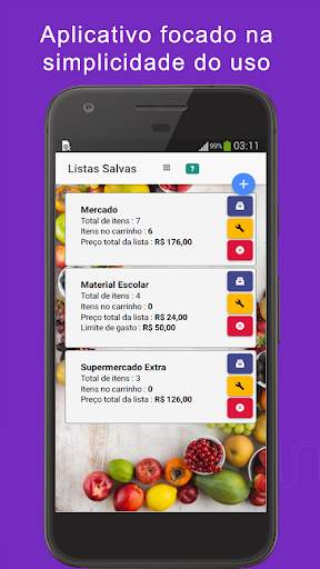 Lista de compras com preço screenshot 2