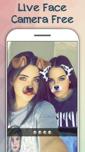 Live Face Camera Free cute & funny motion sticker screenshot 3