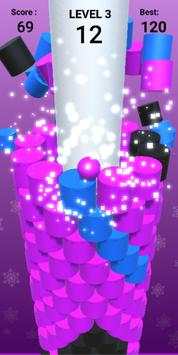 Stack ball 2 warna - bola jatuh 3d screenshot 3