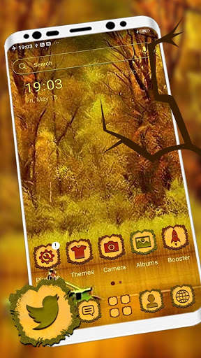 Yellow River Boating Launcher Theme screenshot 1