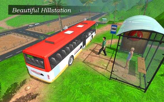 Hill Bus Driving Simulator 3D screenshot 3