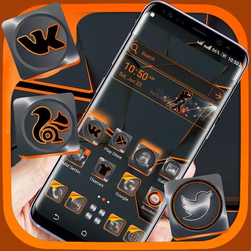 Simple Black Launcher Theme 4.3