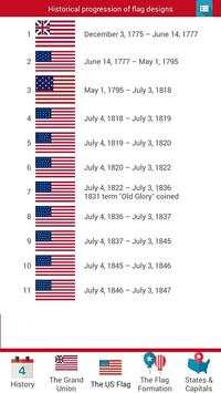 History of American Flags скриншот 4