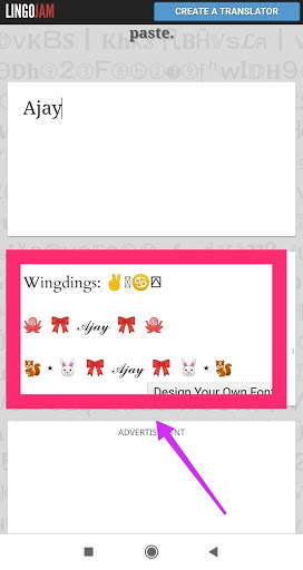 Stylish Font Maker-Generate Stylish Text. screenshot 6
