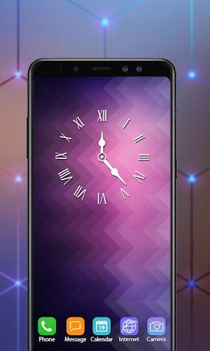 Analog & Digital Clock Wallpaper screenshot 3
