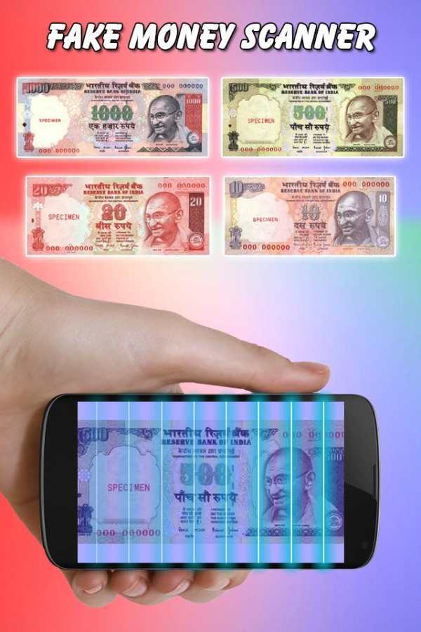 Fake Money Detector Prank स्क्रीनशॉट 2