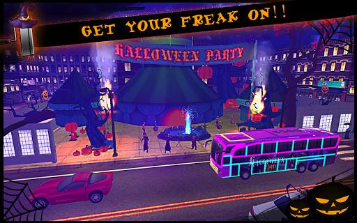 Halloween Bus Kota Simulator screenshot 1