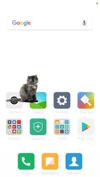 Cat on Screen Funny Joke скриншот 1