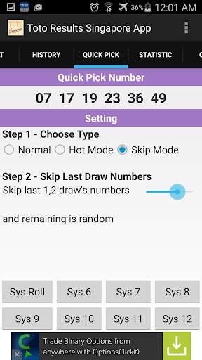 Toto Singapore App Free screenshot 3