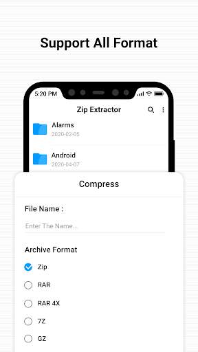 Zip, Unzip And Rar File Extractor screenshot 3