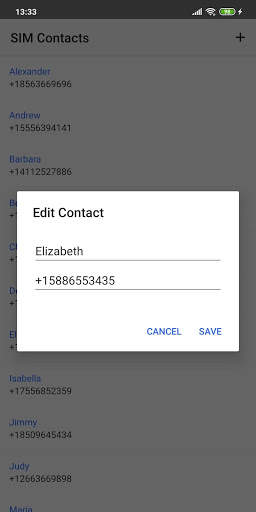 SIM Contacts скриншот 3