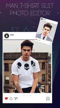 Men T-Shirt Suit Photo Editor screenshot 4