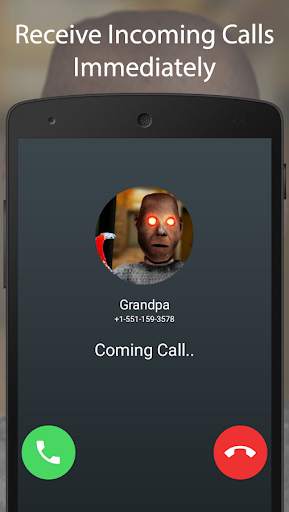 Best Evil Scary Grandpa Fake Chat And Video Call screenshot 2
