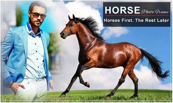 Horse Photo Frame Editor : Horse Photo Mixer 3 تصوير الشاشة