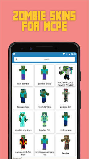 Skins Zombie for MCPE screenshot 4