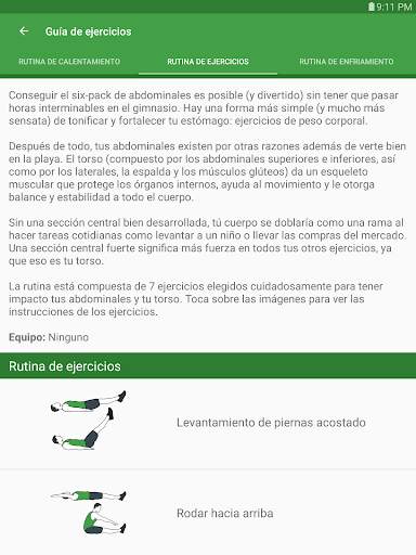 Entrenamientos de Abdominales screenshot 8