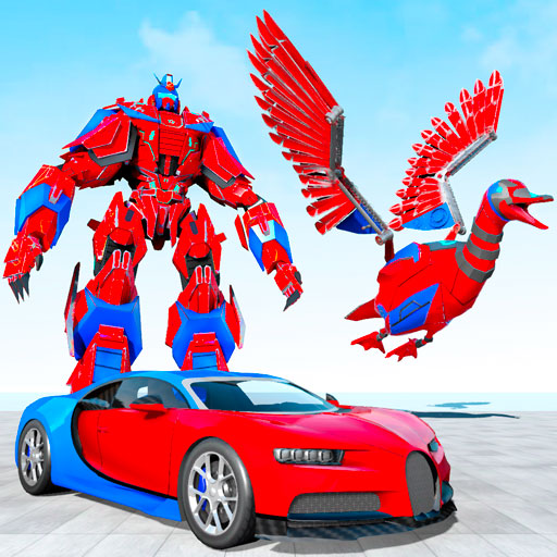 Duck Robot Car Transform: War Robot Games icon