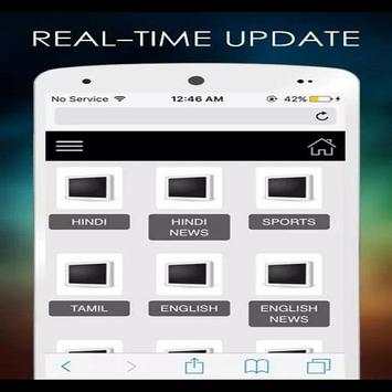 Hot Star Mobile Tv ;4G Live Tv screenshot 1