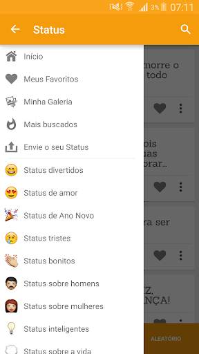 Status para diversas ocasiões screenshot 4
