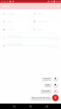Zender File Transfer, Sharing screenshot 3