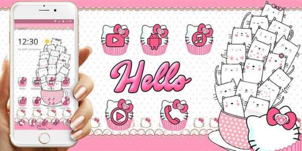 Princess Kitty Pink Cute Cartoon Theme screenshot 5
