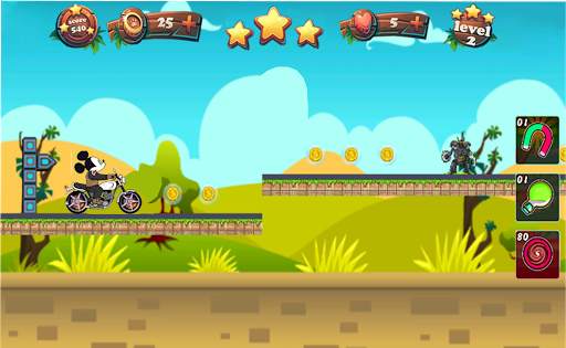 Mickey Adventure Rider Dash скриншот 7